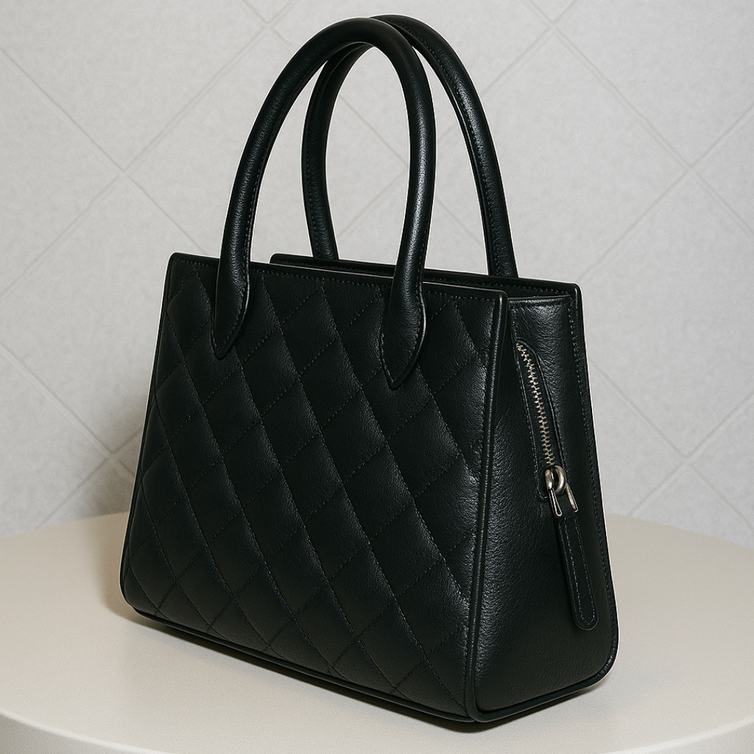 Aurora Luxe Bag Quilted Tote HandBag for Women-Elegant PU Leather Handbag