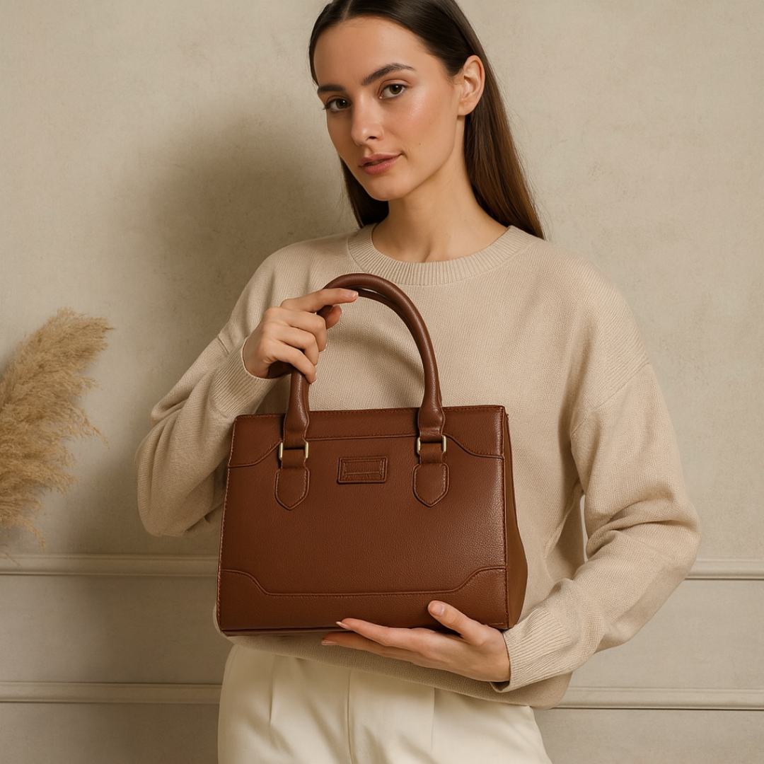 Classic Structured Tote HandBag For Women – Premium Office & Casual Handbag