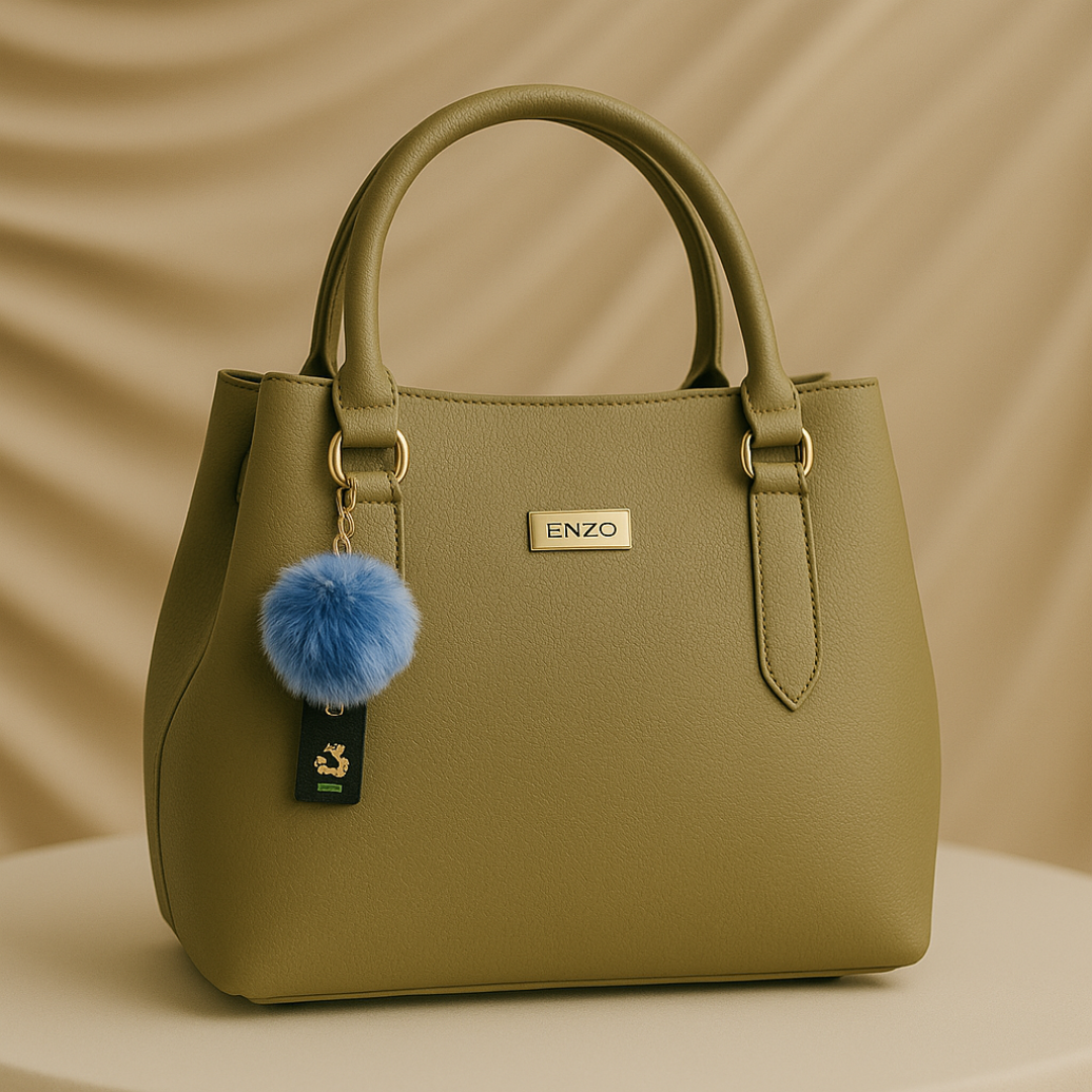 Mocha Charm Structured Tote handbag For Women