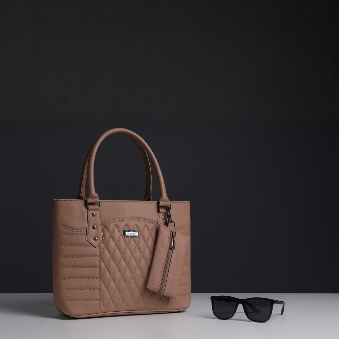 Minimal Tan Everyday Handbag
