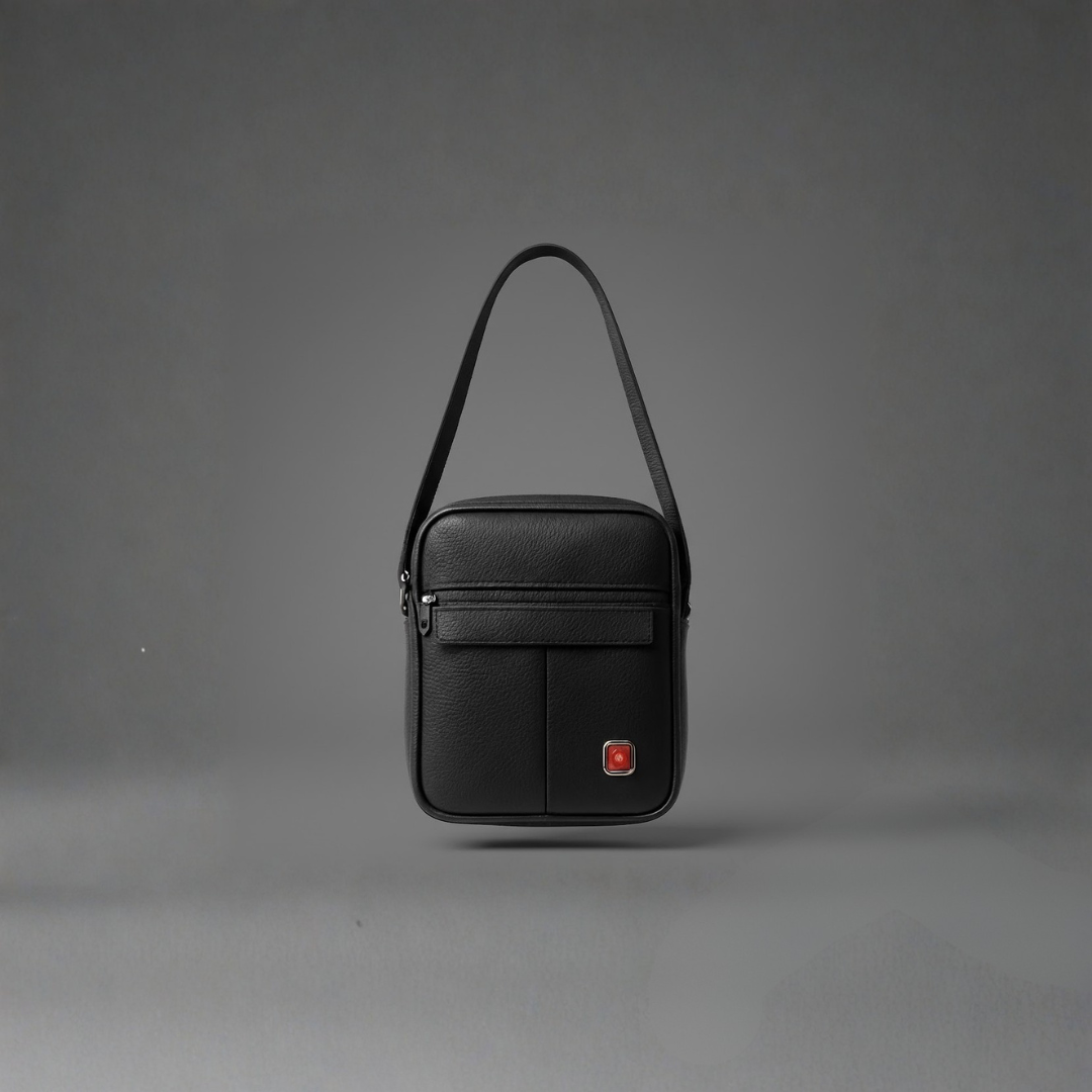 Men's Black Sling Bag