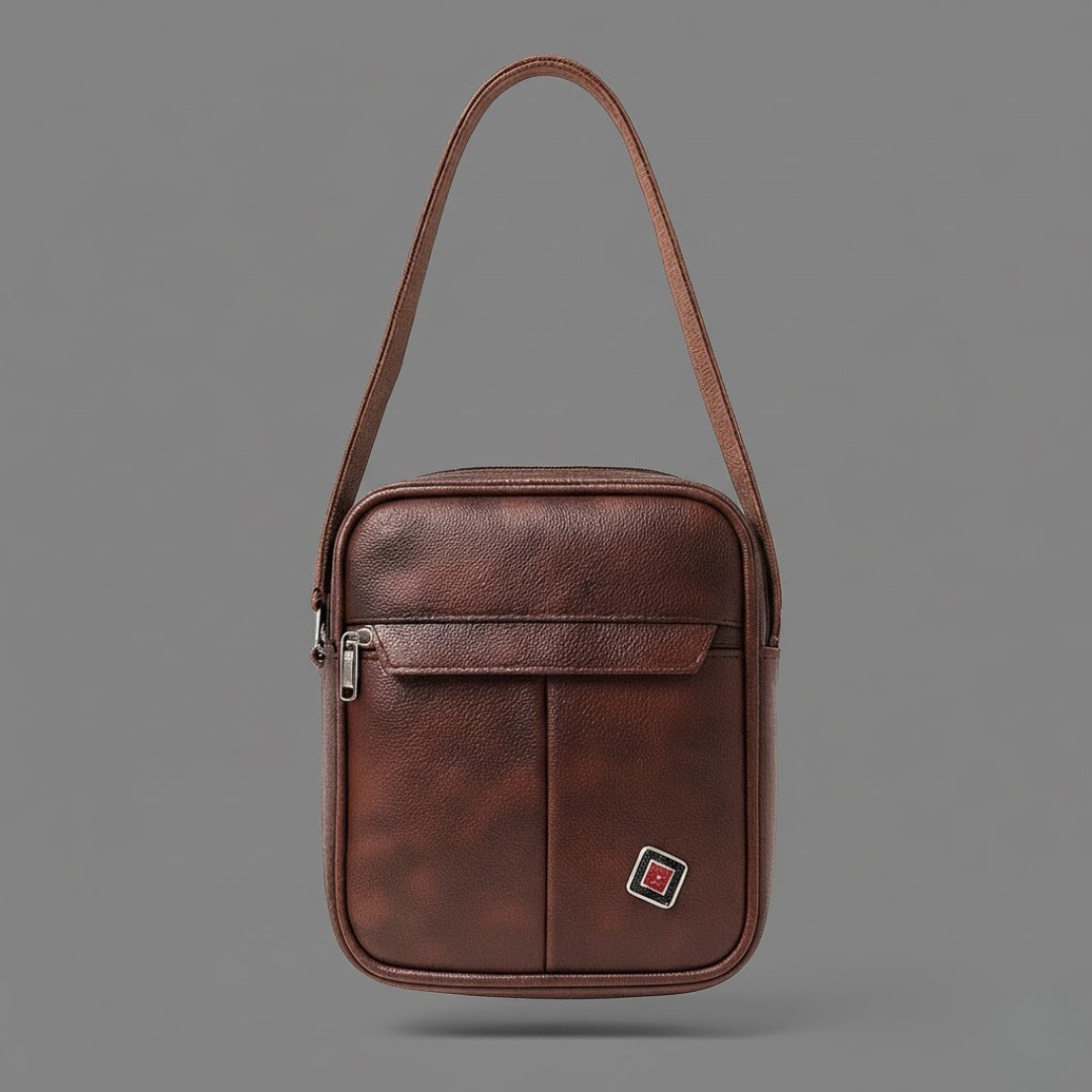 Men's Brown Sling Bag