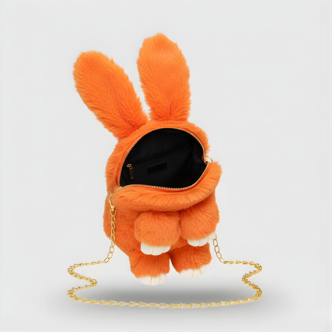 SOFT FUR RABBIT CROSSBODY BAG